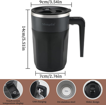 Electric Self-Stirring Coffee Cup